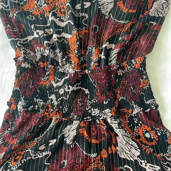 ALC Halterneck Maxi Patterned Dress, Size 00 - Picture 4 of 5